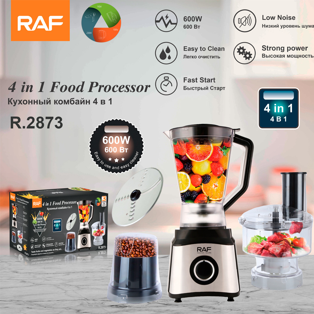 Máy xay và xay xuyên biên giới tiêu chuẩn Châu Âu RAF Máy xay thực phẩm bổ sung Máy xay thực phẩm đa chức năng, nước ép thịt băm nhỏ R.2873