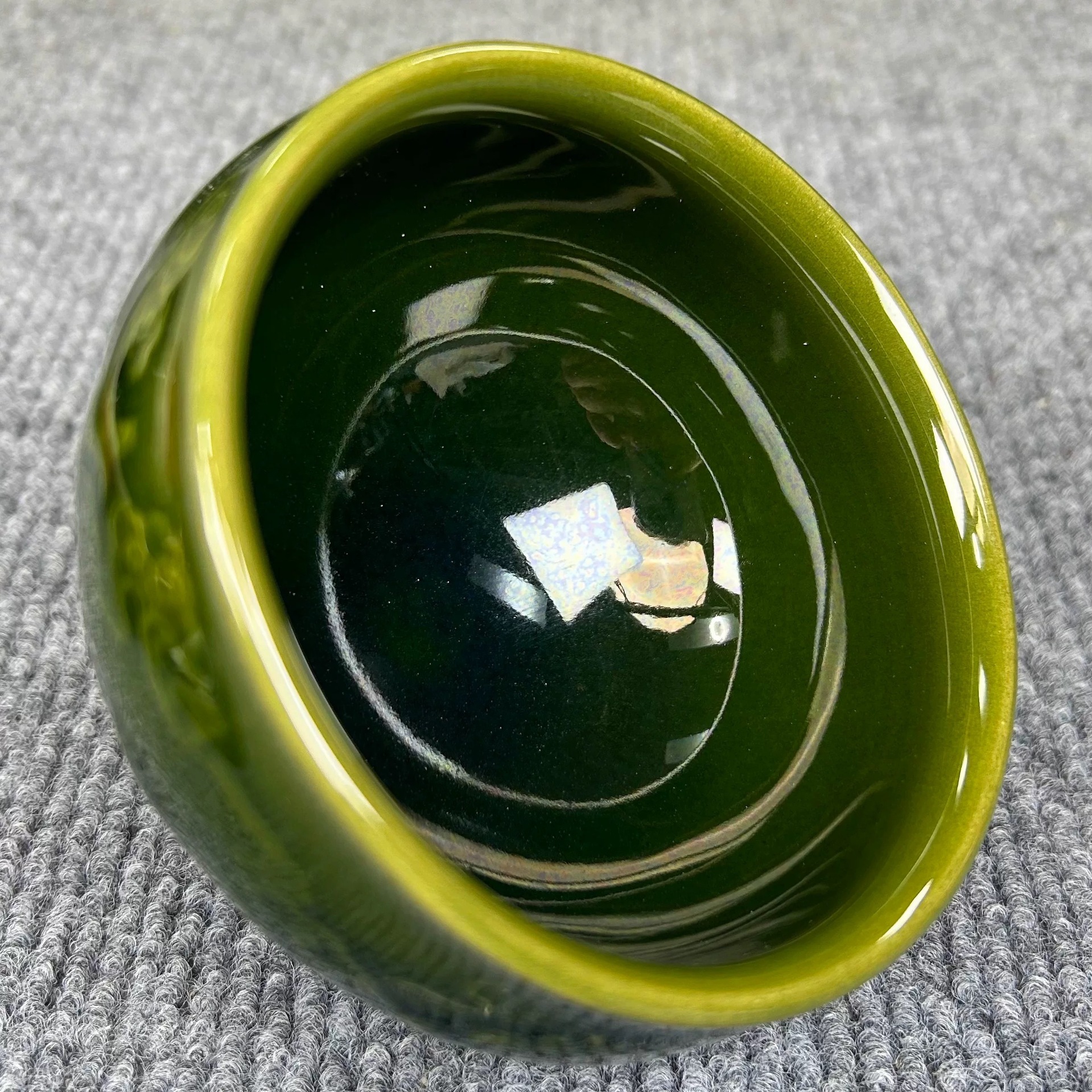 Jianyang mỏ thô Jianzhan Ice Crack Emperor Green Dragon and Phoenix General Cup Jianzhan Tea Cup Master Cup Bộ trà cao cấp Chén trà