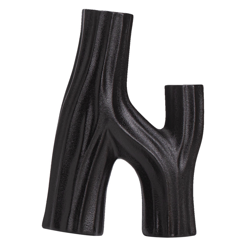 Bình hoa mây khô sáng tạo kiểu Trung Quốc cắm hoa gốm sứ đồ trang trí để bàn phòng khách gia dụng đồ trang trí hoa phụ kiện bộ trà Kung Fu