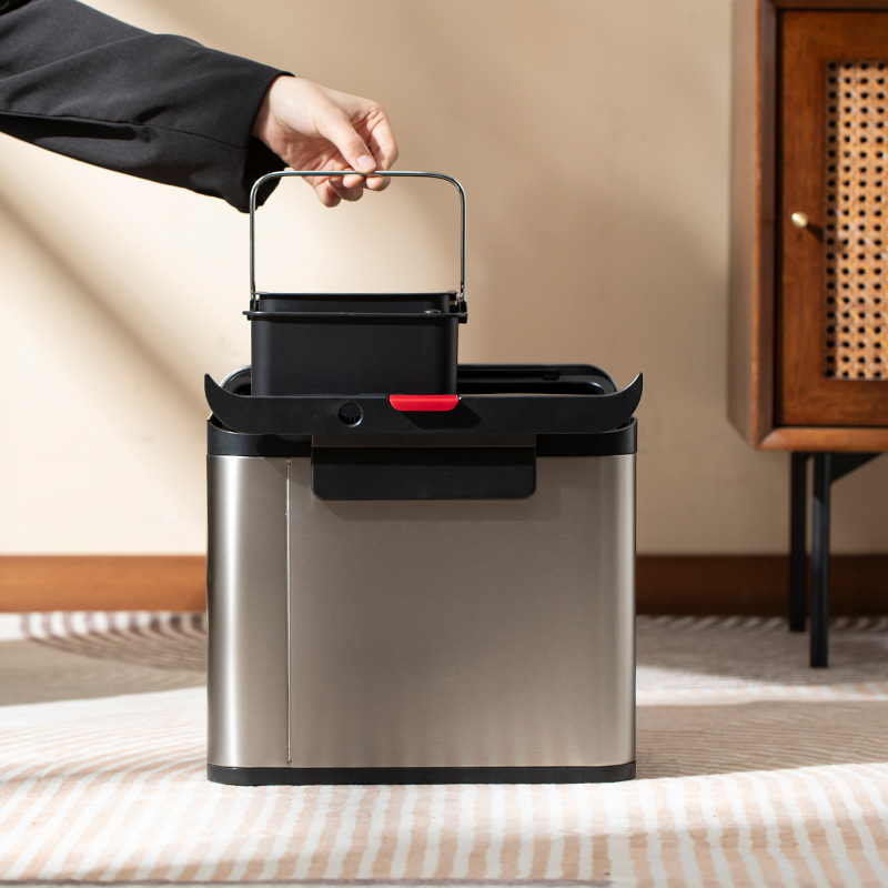 Xô đựng trà, xô đựng nước thải, xô đựng trà, xô đựng cặn trà, thùng rác lọc lá trà tách khô và ướt, phụ kiện bộ ấm trà Kung Fu, bàn trà