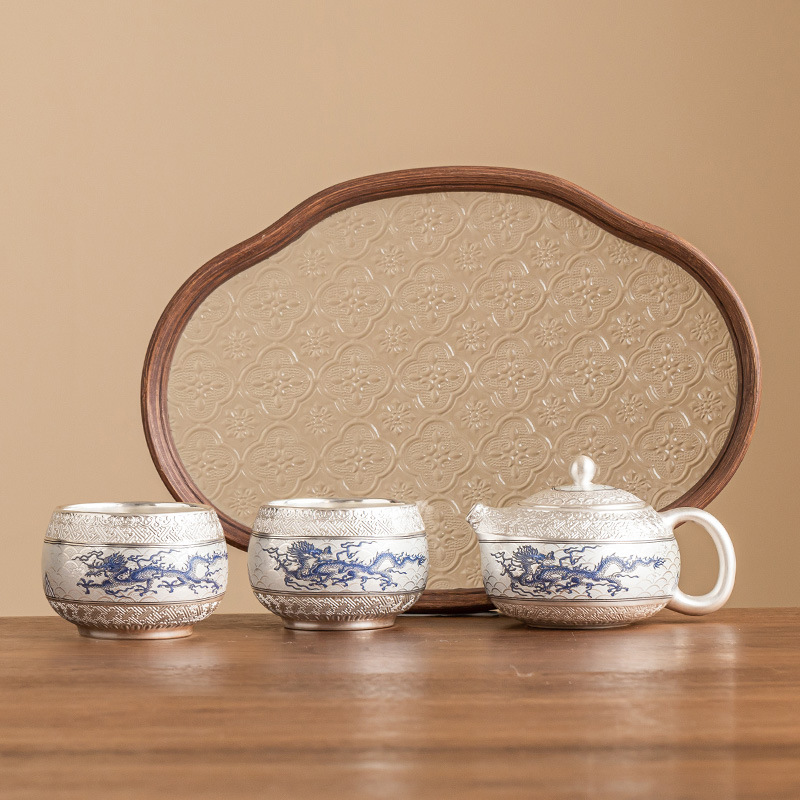 Bộ ấm trà Kung Fu du lịch cao cấp cầm tay một ấm hai cốc