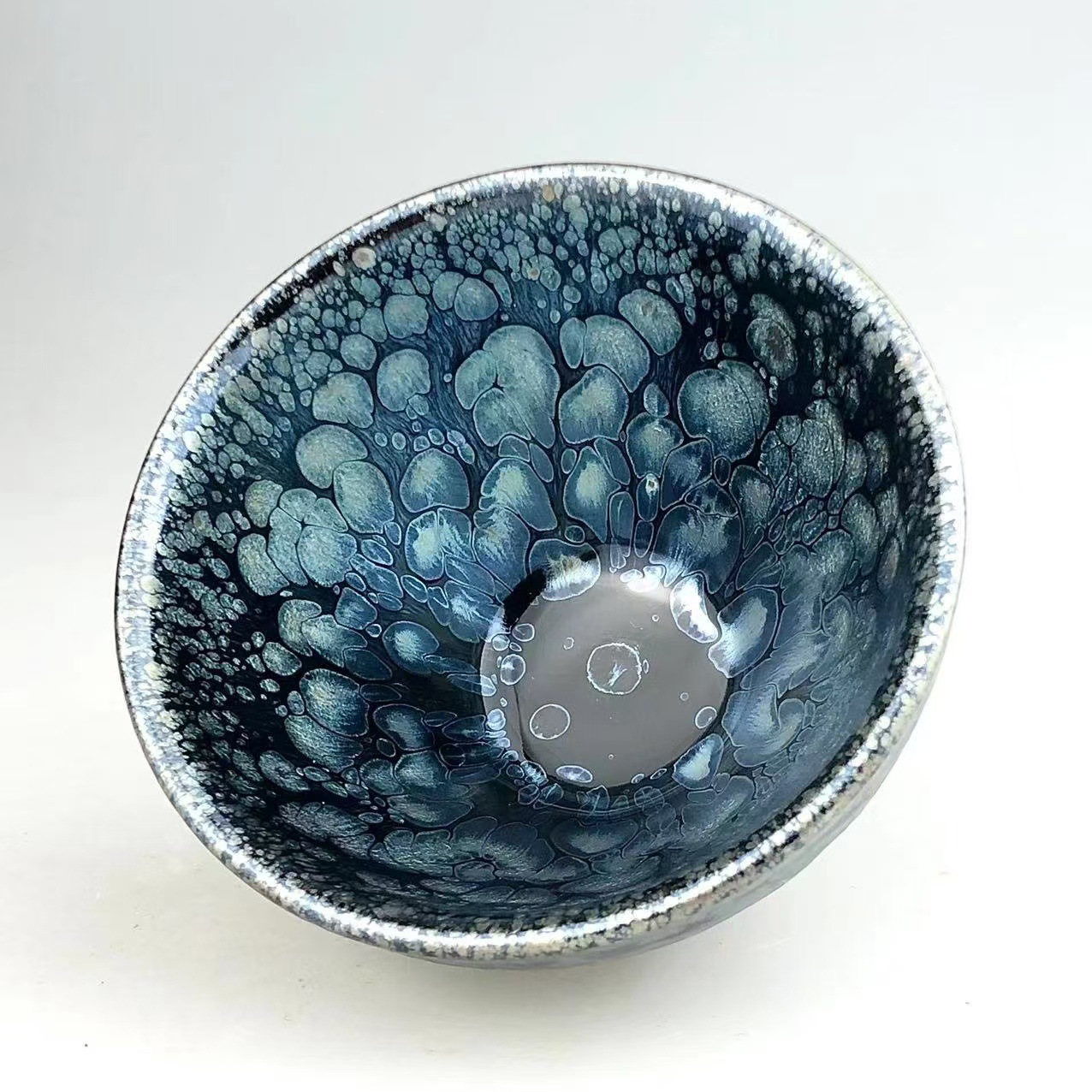 Jianyang Jianzhan Blue Lotus Sukou Cup Jianyao Tea Cup Handmade Water Furong Master Cup Kung Fu Tea Teacup Tea Teacup