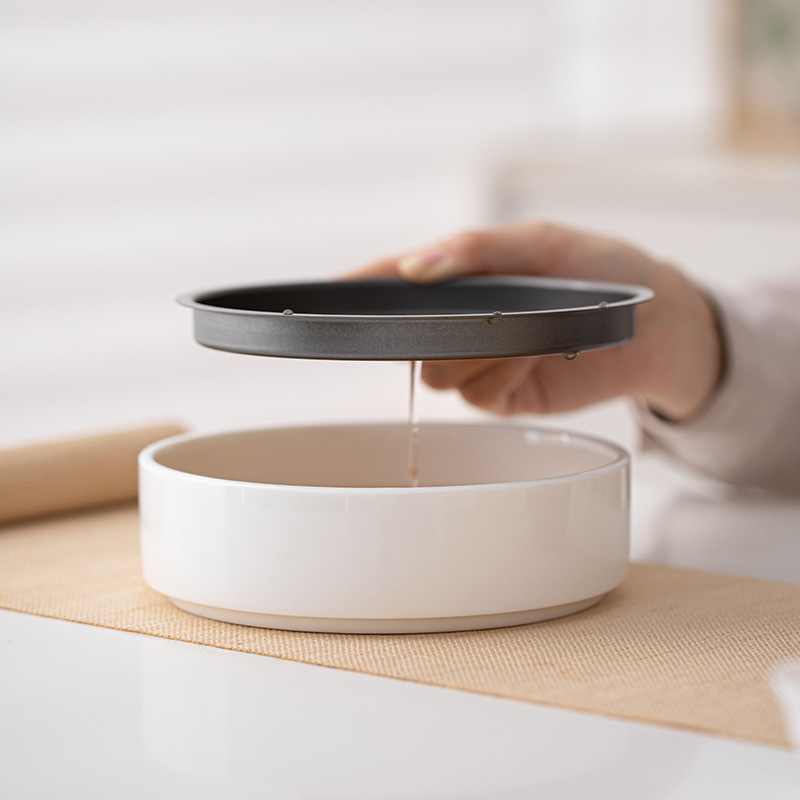 Bình đựng bình đựng bằng ngọc bích đựng bằng gốm sứ Thừa Đức, giá đỡ trà, giá đỡ trà, giá đỡ trà, khay gia dụng, phụ kiện bộ trà Kung Fu