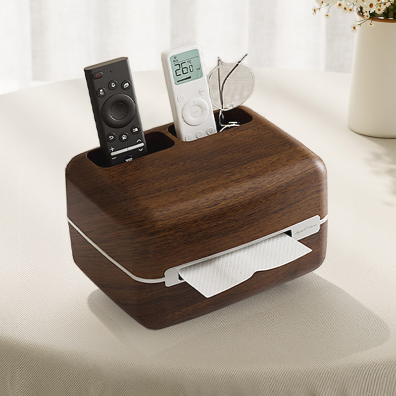 Hộp đựng khăn giấy phòng khách, hộp đựng giấy vẽ bàn trà để bàn kiểu cổ từ tính gia dụng sang trọng nhẹ, hộp đựng đồ điều khiển từ xa cho phòng ngủ