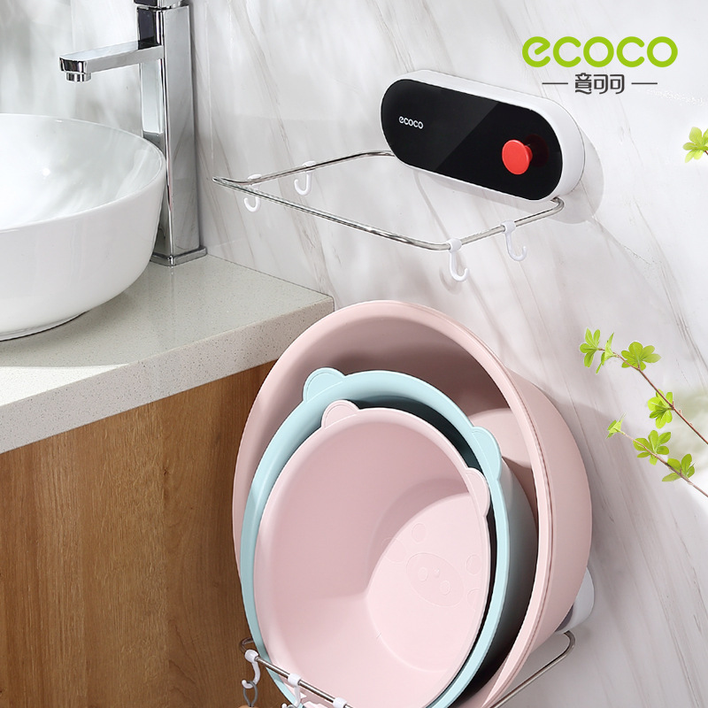 Móc treo chậu rửa chậu rửa phòng tắm không đục lỗ giá chậu rửa phòng tắm treo tường hiện vật giá đựng chậu rửa vệ sinh