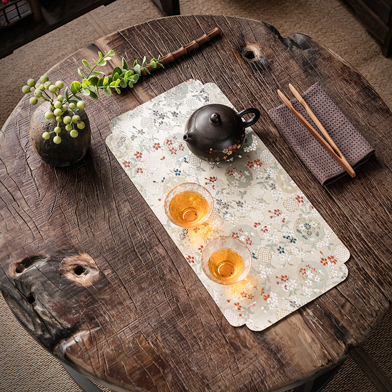 Thảm trải trà chủ nhà bằng gấm phong cách giữa Đại sảnh Da'an trải bàn bằng vải nghệ thuật cổ điển dệt thủ công Thảm cách nhiệt