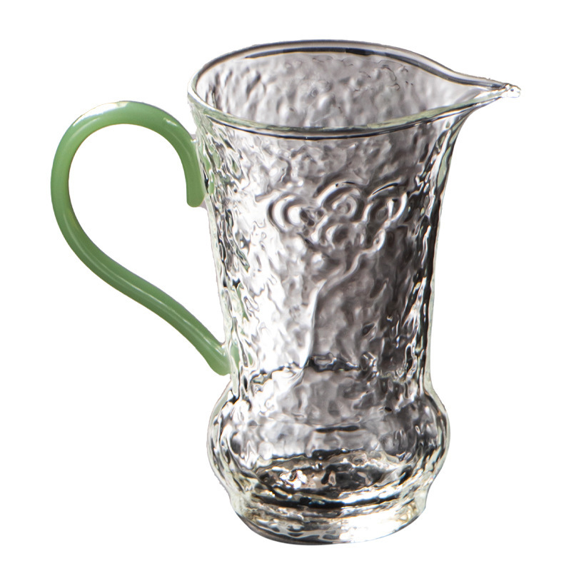 Mingyuegong Cup, thủy tinh có vân búa, chống bỏng, trà sáng tạo kiểu Nhật Bản, tách công bằng, dụng cụ chia tách trà, dụng cụ rót trà cỡ lớn