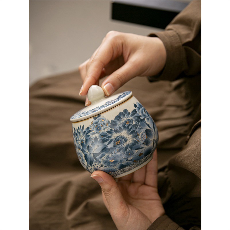 Nồi trà Ruyao màu be, bình gốm sứ cổ gia dụng, bình đựng trà, bình đựng trà, bình đựng trà, phụ kiện bộ trà Kung Fu bán buôn