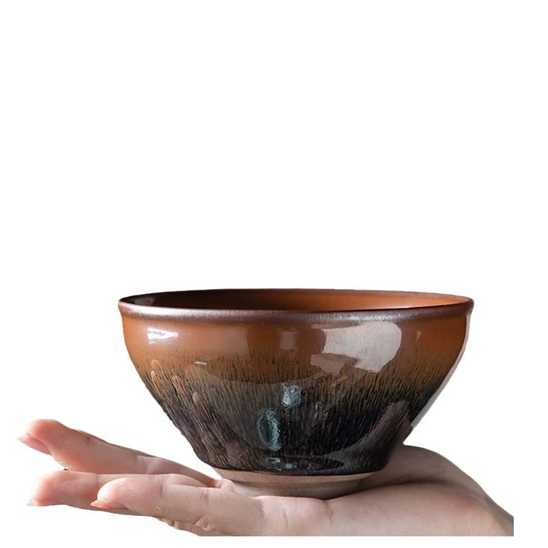 [Uống tách trà] Youdijian Chén trà 12,5 ly trà Baixi Đấu trà hội nghị đặt trà dụng cụ nghệ thuật trà thời Tống