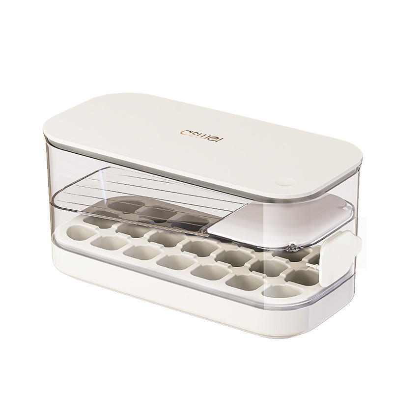 Khuôn đá viên, khay đá ép cấp thực phẩm, hộp đá, hộp đá, kho đá viên tự chế gia dụng