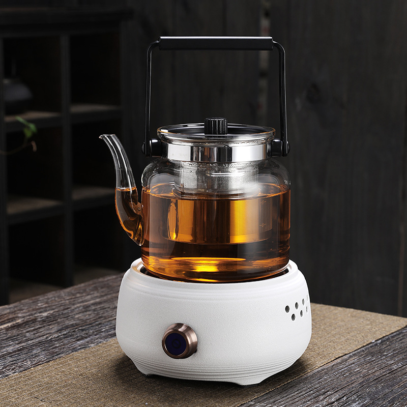 Bếp gốm sứ thô kiểu Nhật ấm thủy tinh Chùm Ấm đun nước ấm trà trà hoa trà Pu'er Trà đen Bộ ấm trà pha Trà đen