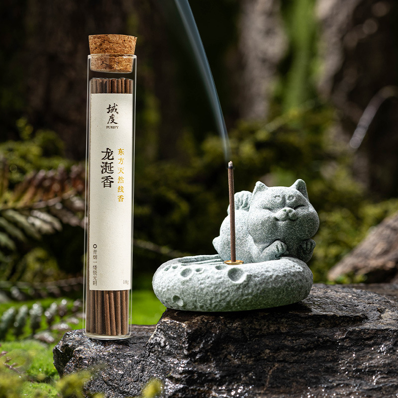 Đồ trang trí cắm hương thơm con chó mười hai cung hoàng đạo cát xanh đồ trang trí nhỏ đồ trang trí đơn giản đồ trang trí đơn giản