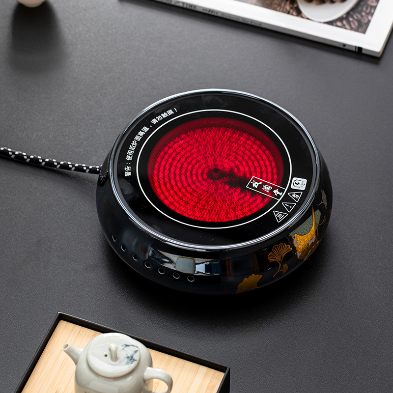 Dụng cụ pha trà bằng gốm điện Ấm đun nước thủy tinh chuyên dùng để pha trà dùng điện gia dụng cụ pha trà tích hợp bếp pha trà