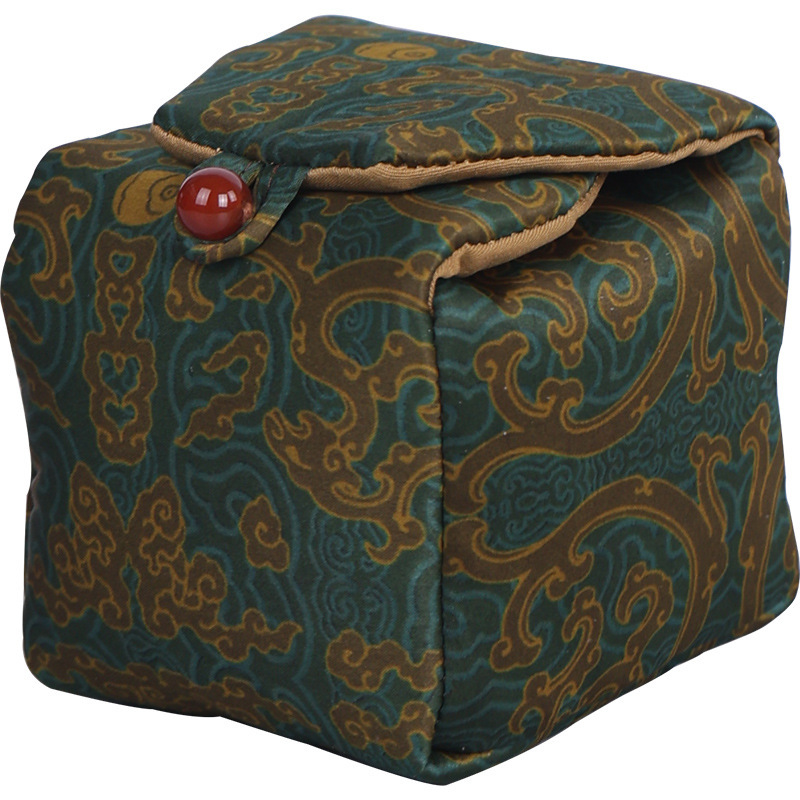 Túi đựng cốc cá nhân sợi Xiangyun túi đựng trà xách tay cổ điển túi nhỏ túi đựng trà túi đựng trà túi đựng trà phụ kiện