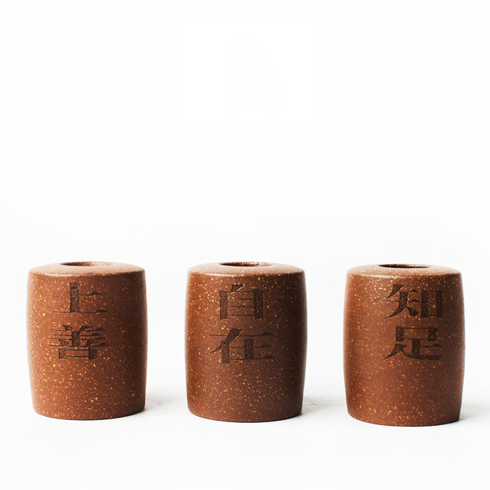 Ấm trà tử sa Nghi Hưng có nắp ấm trà thủ công hoàn toàn có nắp ấm trà gốm sứ vẽ tay Bộ trà Kung Fu phụ kiện trà đạo