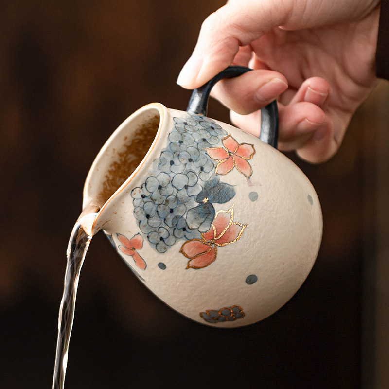 Cốc công bằng gốm đá lửa trắng xanh cốc đồng phục dụng cụ trà Kung Fu gia dụng một người uống trà chống nóng đồ trà Haifen cốc trứng rồng