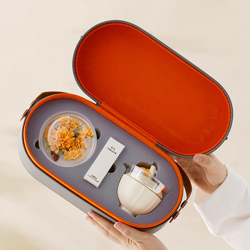 Di sản văn hóa phi vật thể, hoa kẹp tay, thỏ osmanthus vàng, một ấm ba cốc, hộp quà khuếch đại osmanthus, hương liệu Trung thu, ngày nhà giáo