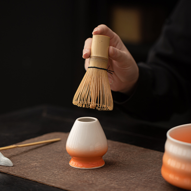 Bát matcha có ren, bình trà, trà thời Tống, trà đạo, trà đạo, phụ kiện trà gốm sứ, bàn chải, bình trà