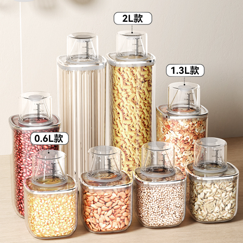 Thùng kín thùng đựng gạo nhà bếp chống côn trùng và chống ẩm gia dụng cấp thực phẩm, thùng đựng hàng khô, thùng đựng ngũ cốc nguyên hạt