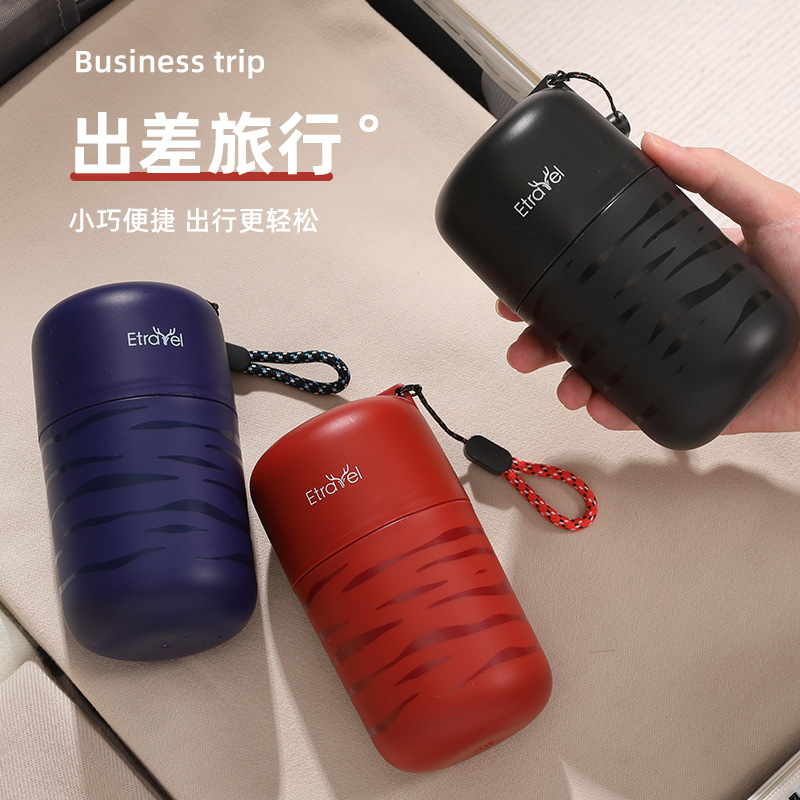 Bộ đồ vệ sinh cá nhân du lịch xách tay đi công tác và ở khách sạn đồ du lịch ngắn hạn bộ ba món bàn chải đánh răng kem đánh răng cốc súc miệng