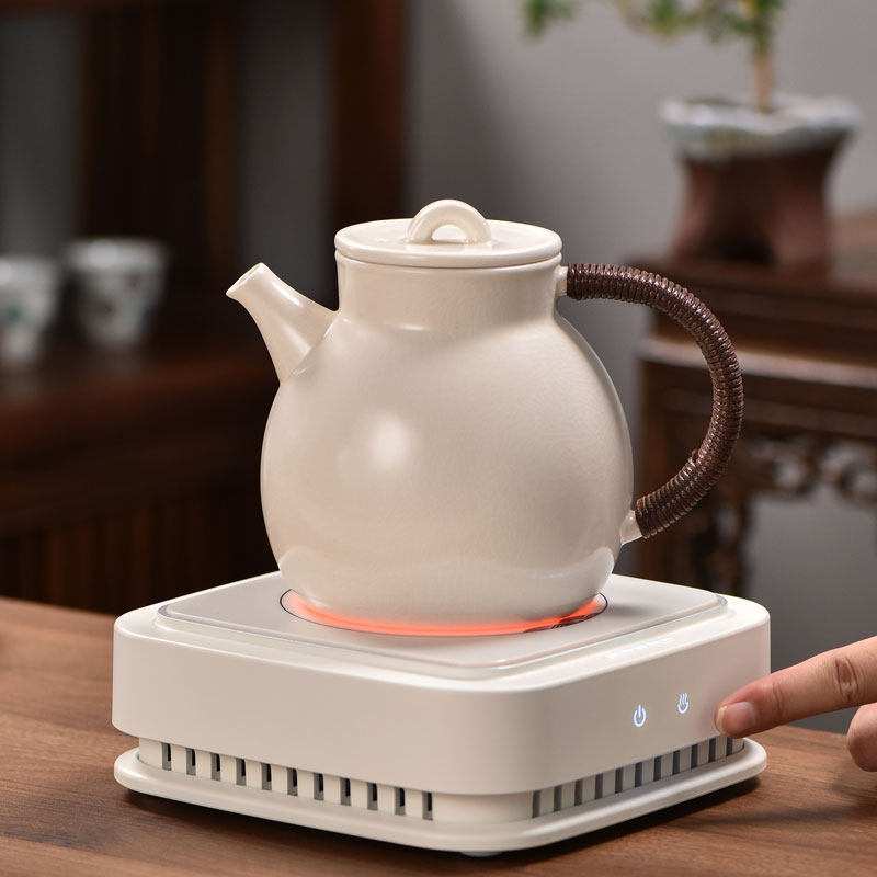 Demingtang Maoyan ba thế hệ bếp gốm điện thông minh không ồn gia dụng nhỏ mini nồi sắt đun trà bếp lò nướng đối lưu ánh sáng