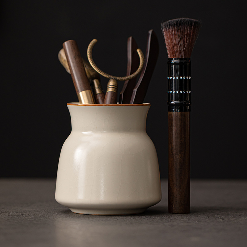 Bộ trà đạo sáu quý ông, phụ kiện bộ trà Kung Fu, đồ uống trà, kẹp bàn chải, bàn trà, dụng cụ pha trà