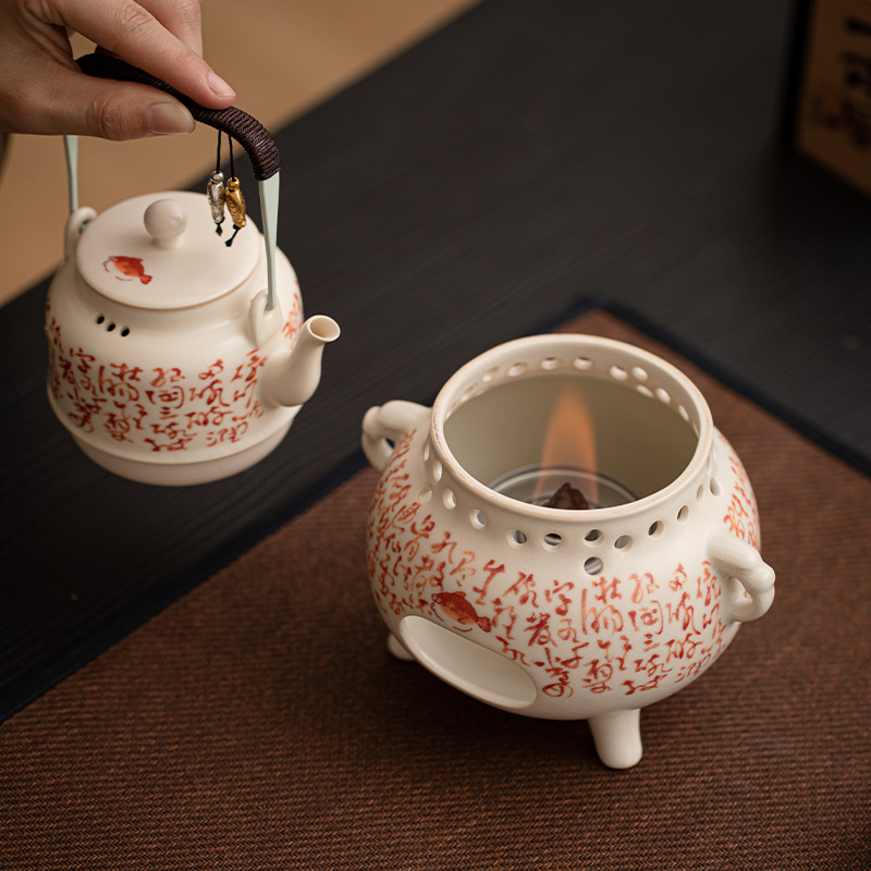 Trăm rác, soda, tráng men, cá, Si Wenzao, bộ trà, nồi xà, rượu, đế lò sưởi tốt lành, dụng cụ pha trà