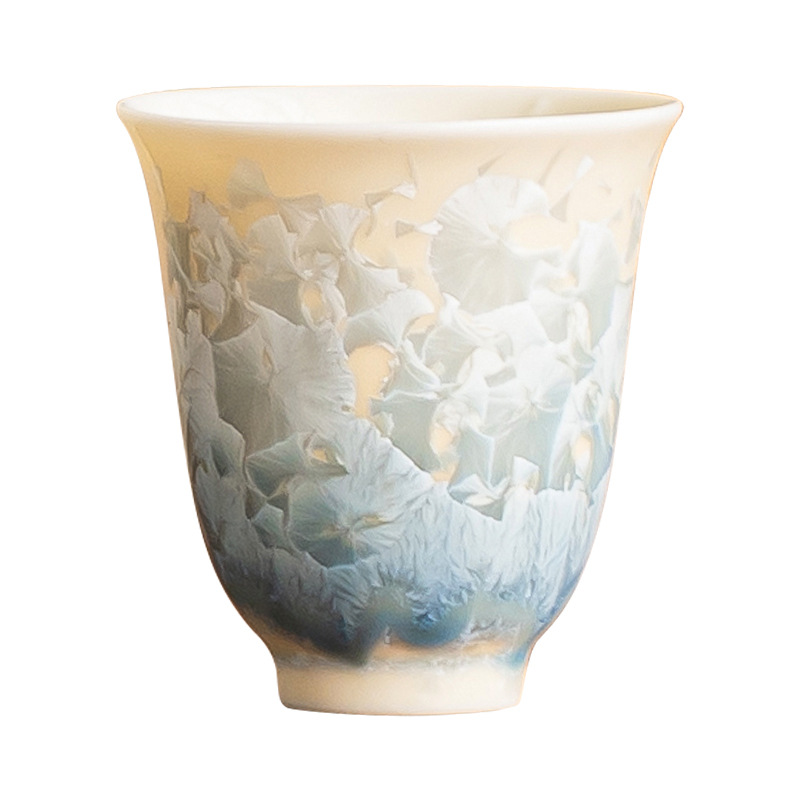 Pha lê men hồ xanh thơm cốc trà Kung Fu cốc trà gốm sứ đồ gia dụng cốc trà cốc cao cấp sang trọng chủ nhân cốc đơn