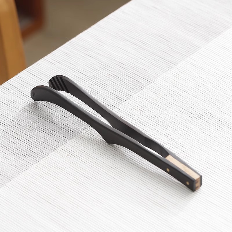 Kẹp trà gỗ rắn kẹp Rửa Chén Chống trượt kẹp lấy trà chuyên dụng dụng cụ pha trà bằng nhíp dụng cụ pha trà phụ kiện trà đạo