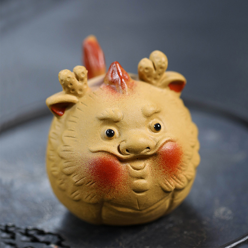 Vật nuôi trà cát tím Nghi Hưng Đồ trang trí rồng nhỏ Bộ trà có thể nâng cao Cửa Hàng Khay trà trang trí thủ công Linh vật chơi trà hoạt hình