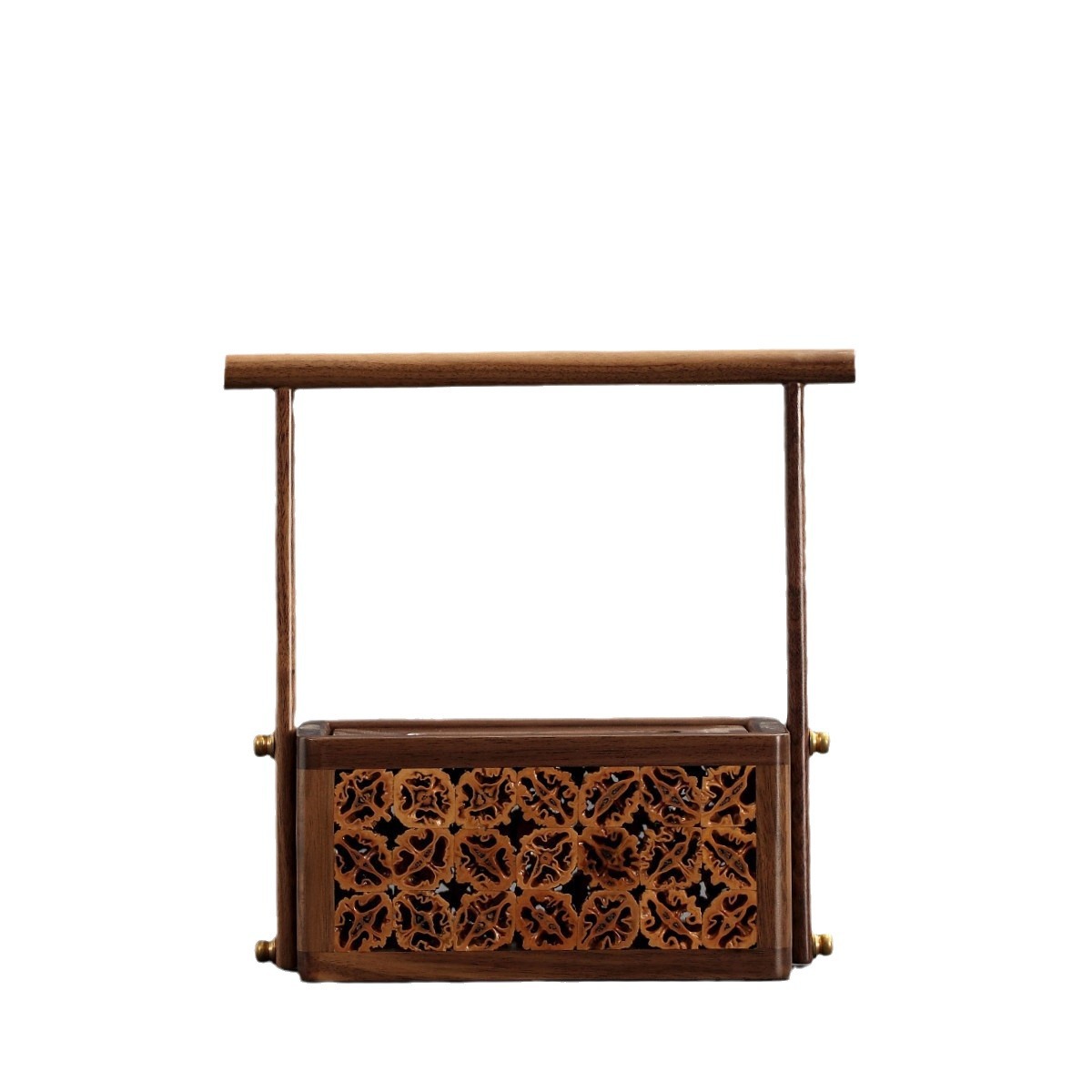 Hộp khăn giấy Quả Óc Chó Đen Da'antang hộp hồ Đào hộp đựng khăn giấy cơ thể hộp rút giấy gỗ rắn Hộp khăn giấy mộng và Mộng