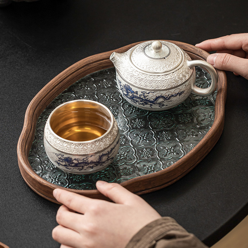 Bộ ấm trà Kung Fu du lịch cao cấp cầm tay một ấm hai cốc