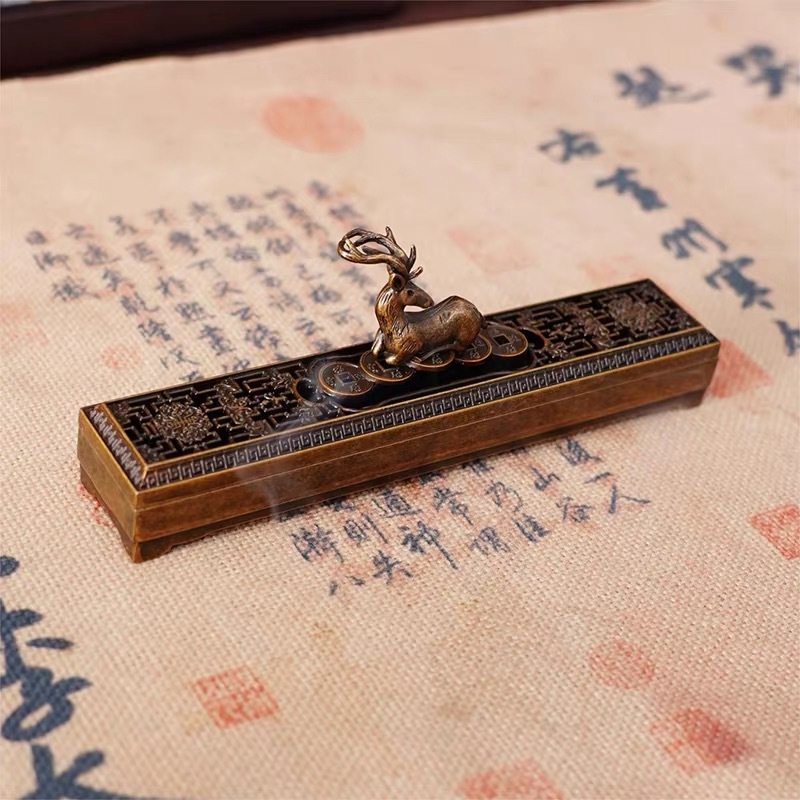Đồ trang trí lư hương hợp kim đàn hương