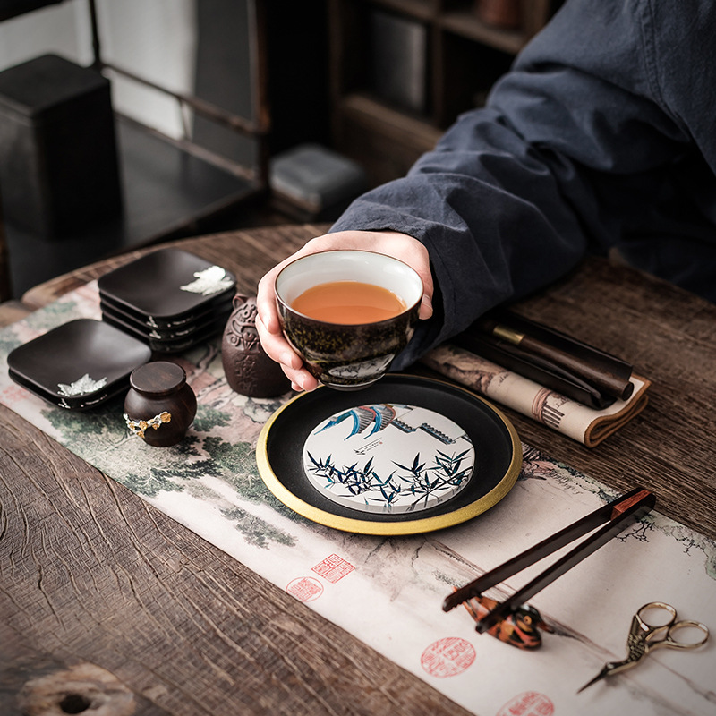 Bán buôn phụ kiện trà đạo Guanxinchuwu kết hợp khăn trà ấm trà phủ trà Bộ trà đạo phụ kiện trà đạo