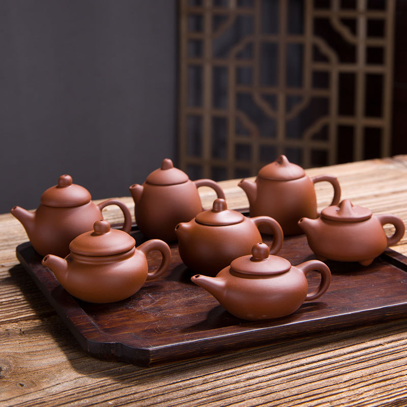 Nhà Máy bán hàng trực tiếp ấm trà nhỏ cát tím mini có thể nâng cao và chơi đầu ngón tay ấm trà thú cưng trà chơi đồ trang trí phụ kiện Bộ trà Kung Fu