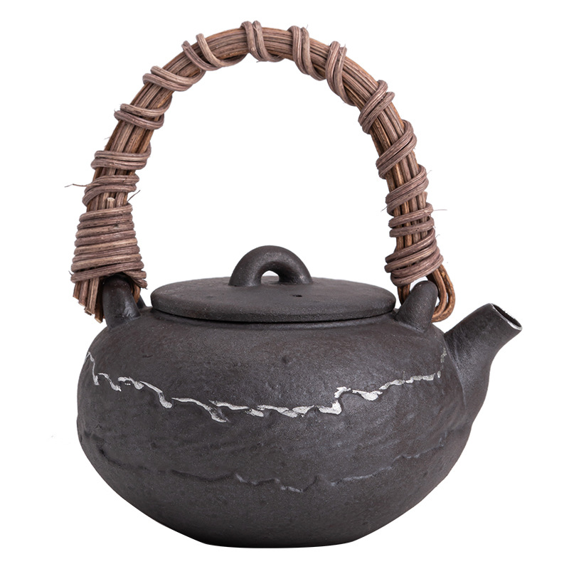 Ấm trà Kung Fu làm bằng tay bằng tay bằng đất sét đá cũ Zen Dao cổ điển Chai trà Kung Fu