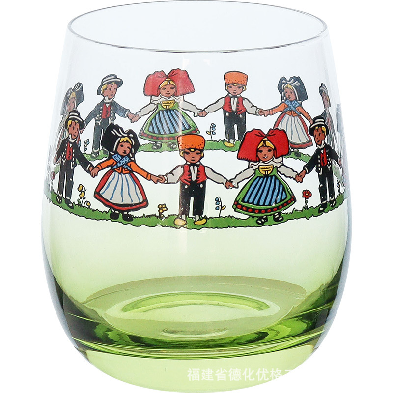 Cốc nhân vật phản diện Alsace cốc trứng Alpaca cốc thủy tinh phong cách Instagram Bắc Âu Cốc uống nước gia dụng Cốc Sáng Tạo trẻ em dễ thương