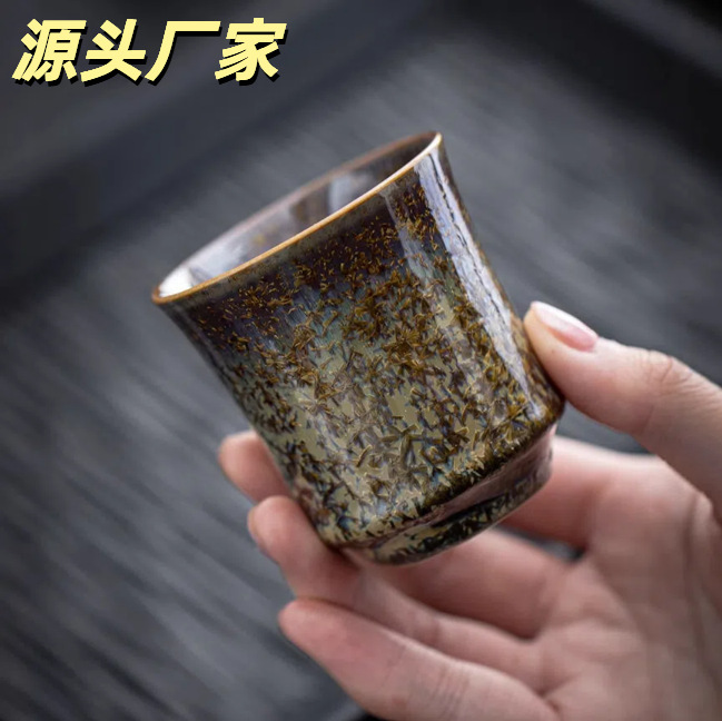 Guancai Master Cup Single Cup Nữ Trà Sứ Bộ Trà Kung Fu Đồ Gia Dụng Trà Cốc Nhỏ Trà Trung Quốc cốc Jianzhan