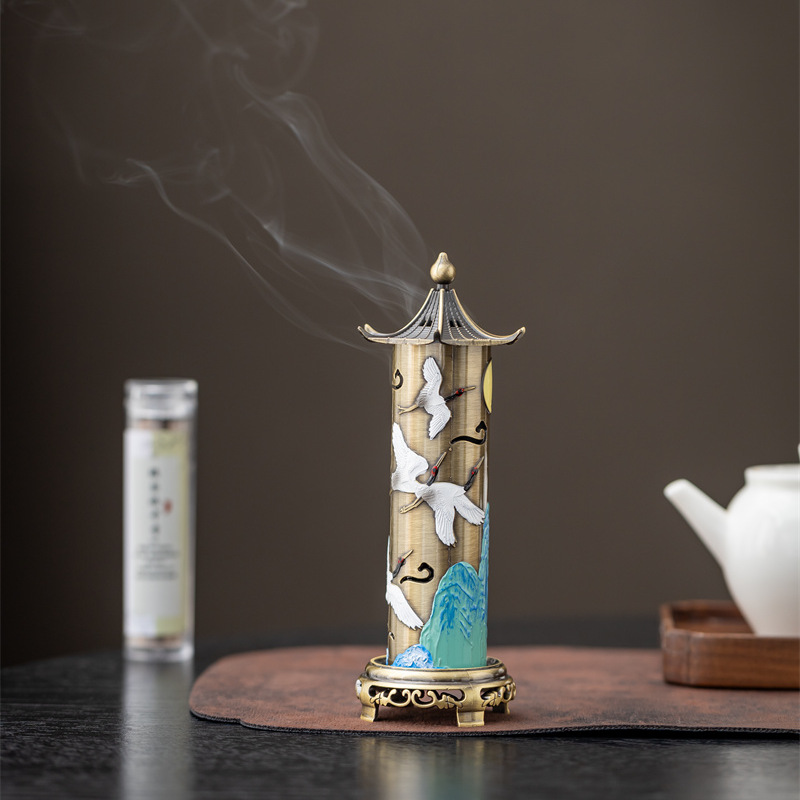 Lư xông hương đứng Chitose Hegui lư xông hương không dính Xiangyun lư xông hương gia dụng trong nhà đồ trang trí văn phòng