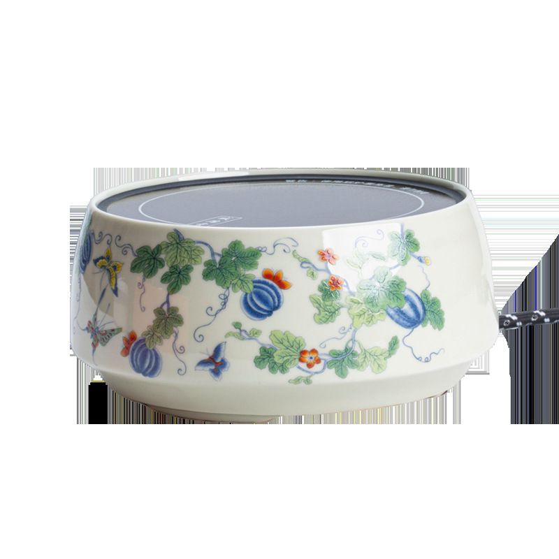 Dụng cụ pha trà bằng gốm điện Ấm đun nước thủy tinh chuyên dùng để pha trà dùng điện gia dụng cụ pha trà tích hợp bếp pha trà