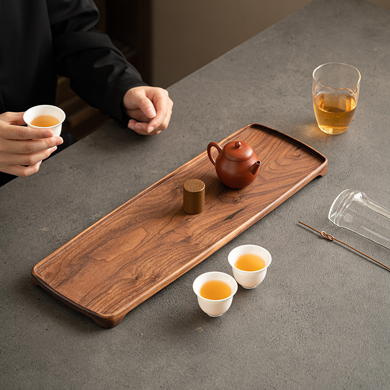 Bàn pha lê khô bằng Gỗ Óc Chó Da'antang Bắc Mỹ Ấm gỗ rắn đựng trà cao cấp khay đựng nước khay đựng nước gia dụng kiểu Nhật