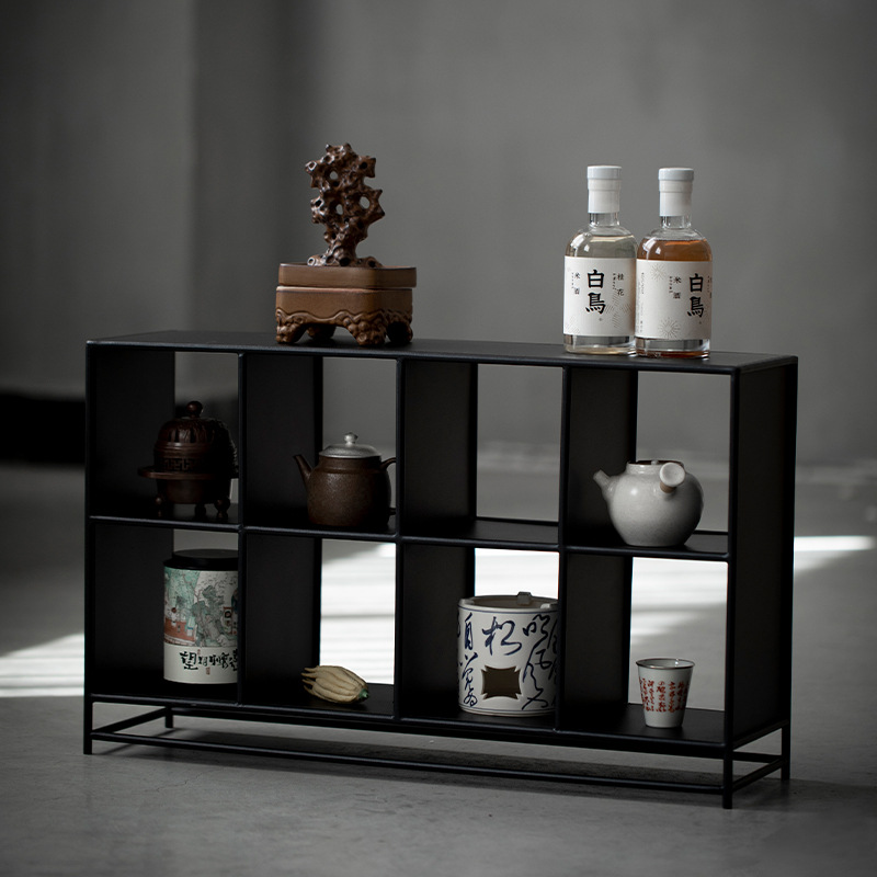 Giá đựng trà bằng sắt Da'antang, giá đựng trà, Giá đựng đồ trên bàn, giá treo cổ nhỏ, Giá trưng bày Duobaoge