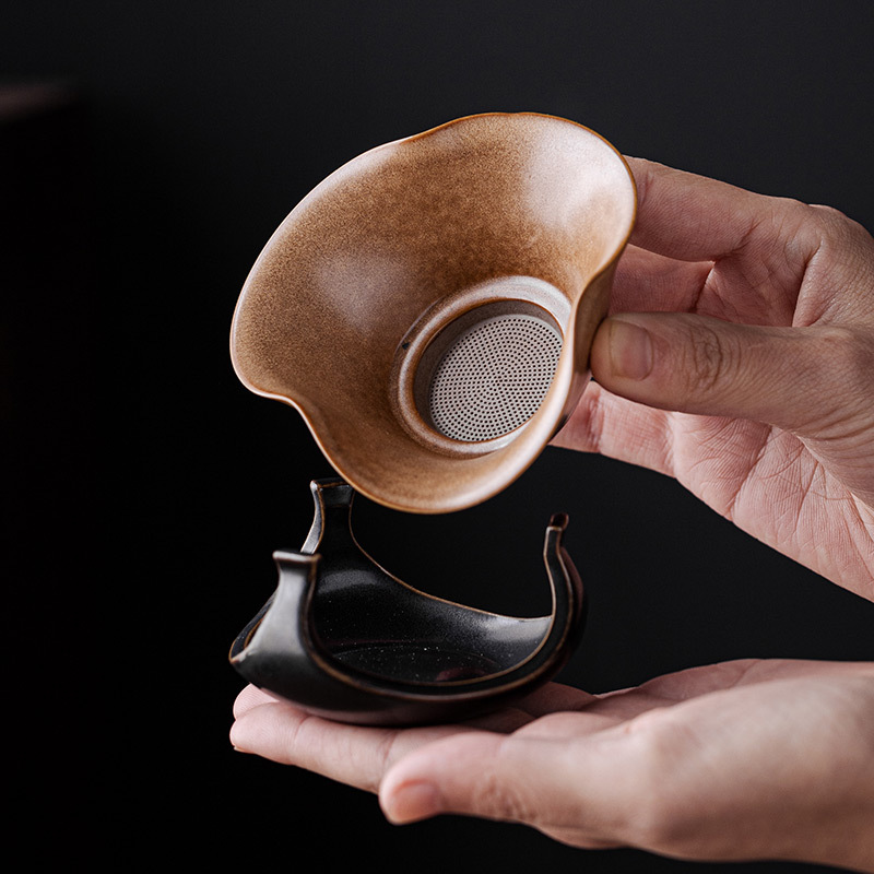 Lò nung thay lọc lọc trà lọc trà lọc trà lọc trà điện gia dụng Phụ Kiện Bộ lọc trà gốm sứ cao cấp