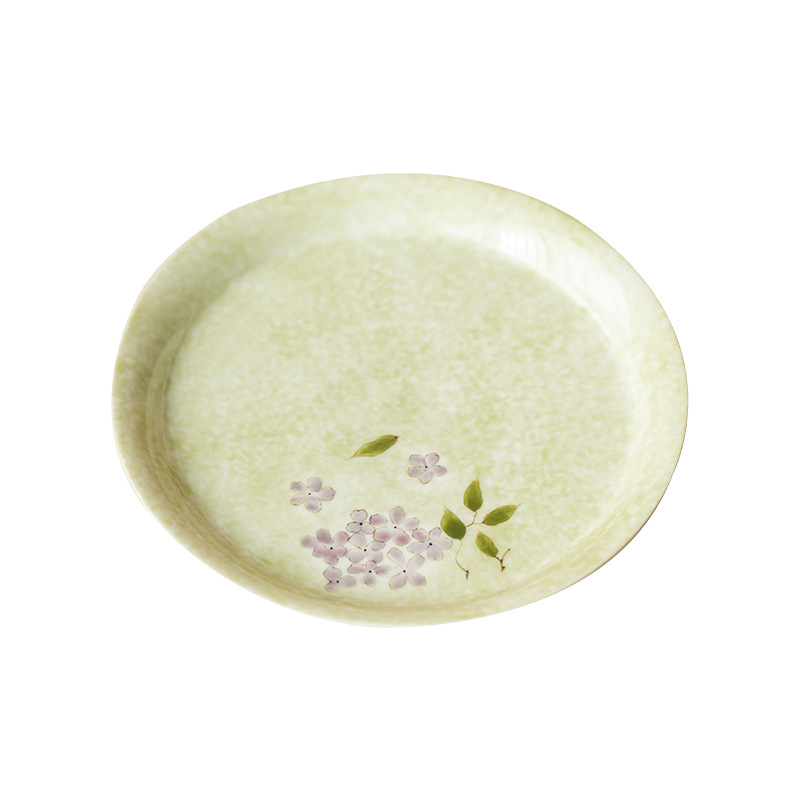 Bộ ấm trà hoa cẩm tú cầu vẽ tay Bộ ấm trà Kung Fu gia dụng một ấm hai chén có bàn pha trà khô bằng gốm sứ Đồ pha trà đơn giản