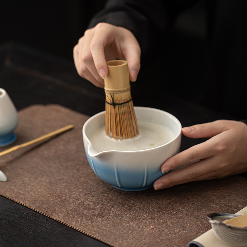 Bát matcha gốm sứ có độ dốc dưa, bình trà, dụng cụ làm matcha kiểu Nhật, bàn chải trà, bình trà, bình trà, bình trà, bát trà
