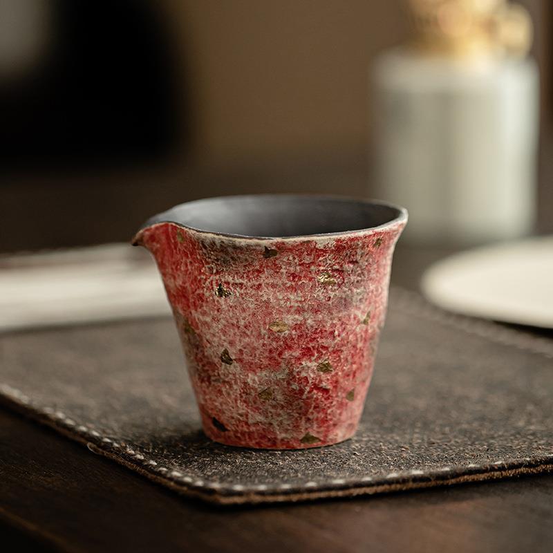 Cổ điển Dianjinyan Mine Màu gốm Pingyan Tách trà Haifen Trà Đồng phục Tách trà gốm sứ Kung Fu Phụ kiện Cốc công cộng
