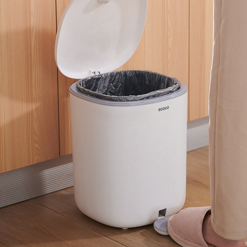 Thùng rác có nắp 2023 gia dụng nhà vệ sinh nhà bếp phòng ngủ phòng khách kiểu chân có nắp đậy công suất lớn