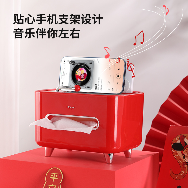 Hộp đựng khăn giấy phong cách cổ điển cho phòng khách hộp đựng đồ điều khiển từ xa hộp đựng bàn trà sang trọng nhẹ sáng tạo đa chức năng hộp rút radio