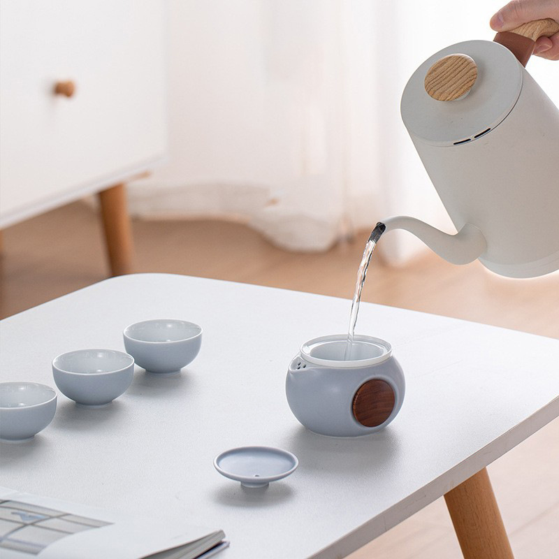 Bộ trà du lịch di động Xiaoman, bộ tách khách nhanh, bộ trà ngoài trời, ấm trà đơn giản sáng tạo