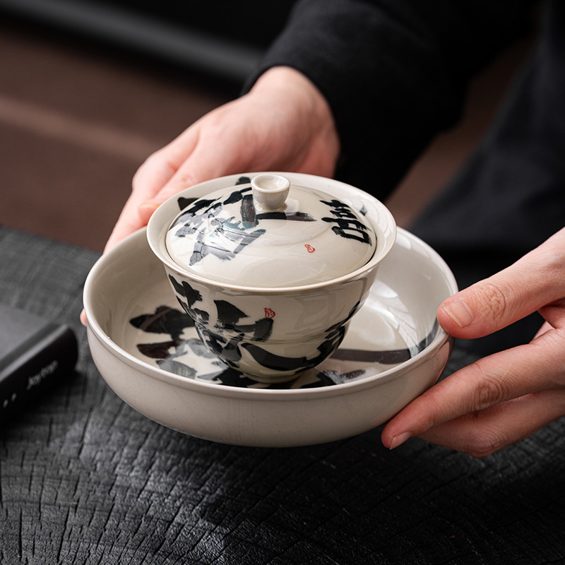 Cốc trà chén trà chén trà chén chén chén chén trà cổ điển Thiền kiểu Trung Quốc